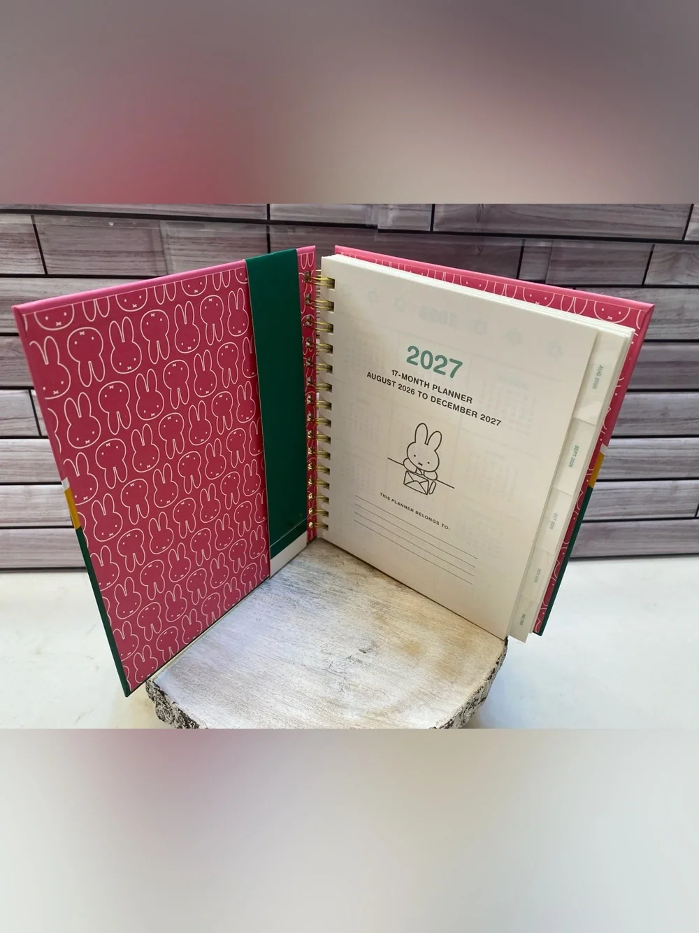 Miffy ❤️2026-2027 17-month Monthly & Weekly Planner New